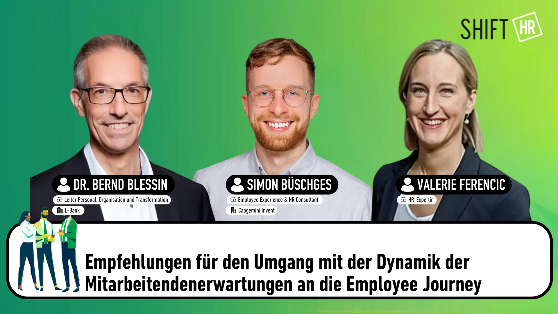 Empfehlungen für den Umgang mit der Dynamik der Mitarbeitendenerwartungen an die Employee Journey