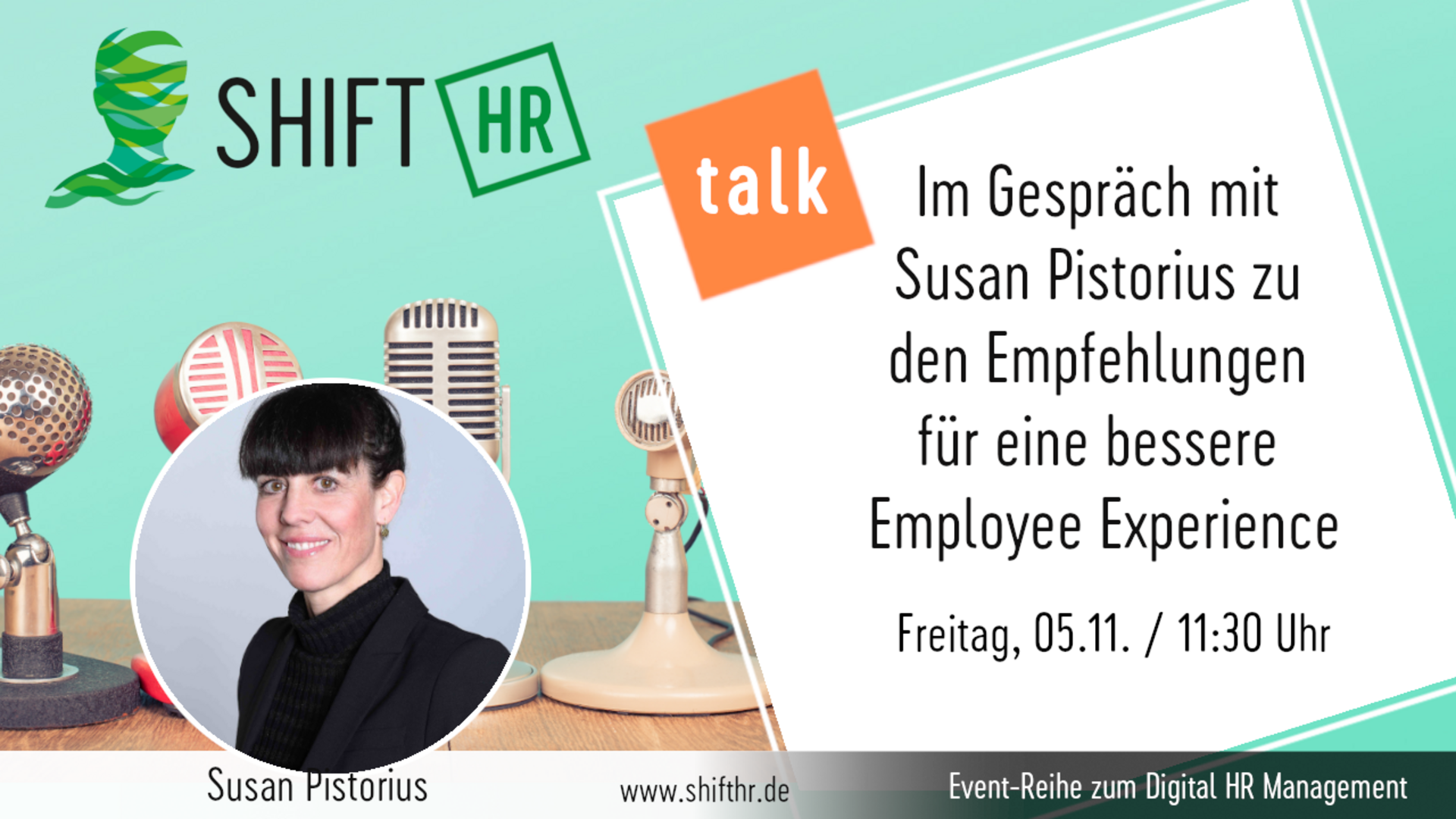 Im Gespräch mit Susan Pistorius zu den Empfehlungen für eine bessere Employee Experience