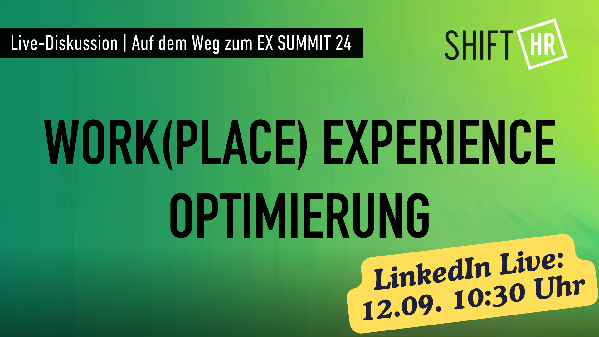 Conversation Café - Work(Place) Experience Optimierung