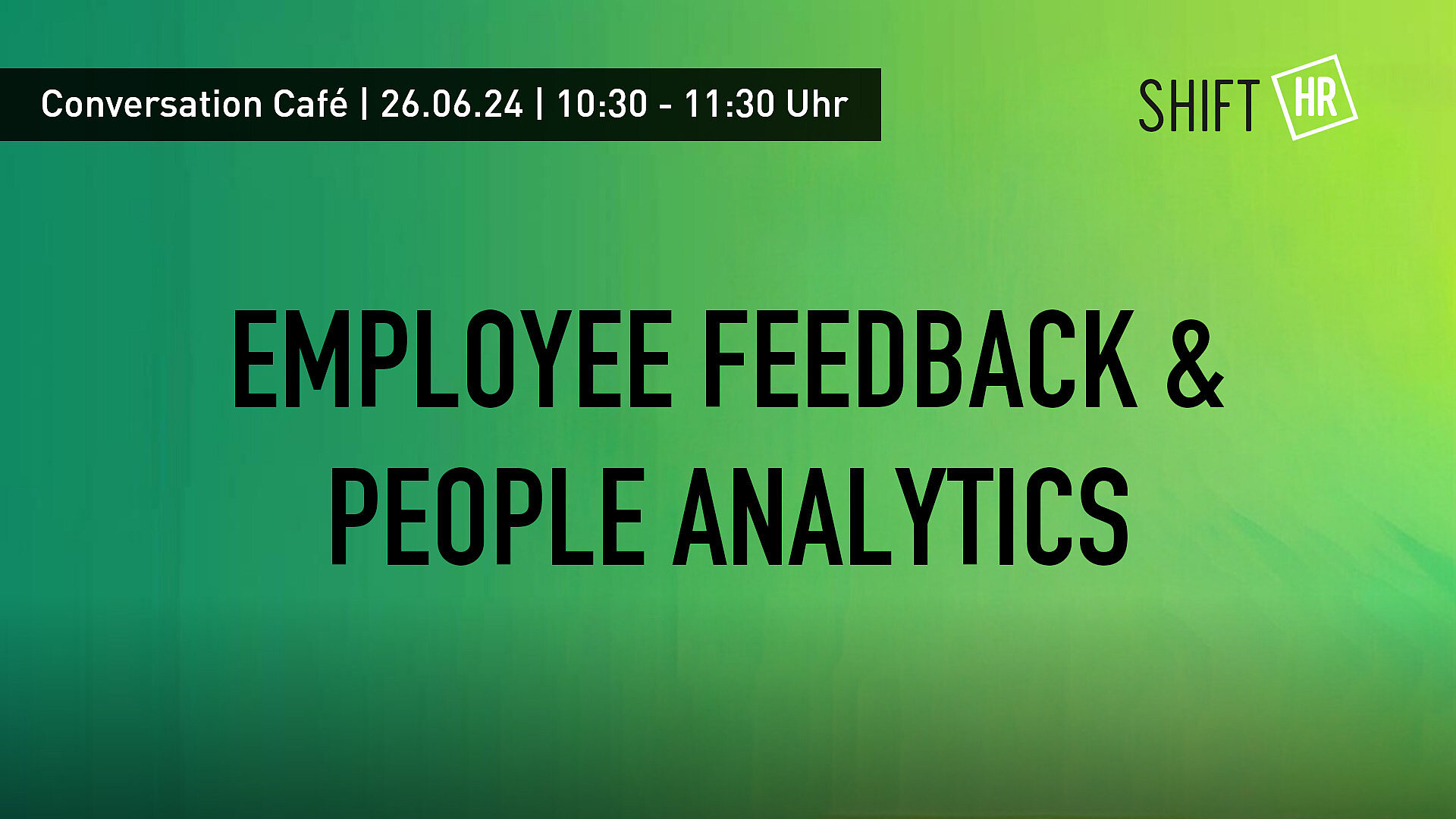 Conversation Café - Employee Feedback & People Analytics